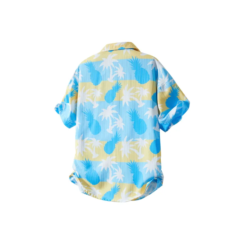 ARCANEFUNK Shirt Unisex Hawaiian Blue-1
