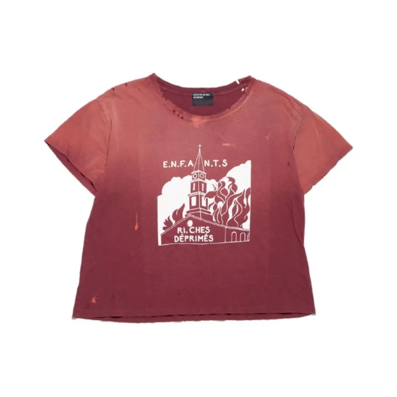 ENFANTS RICHES DEPRIMES SS25 T Shirt Men's Red-0