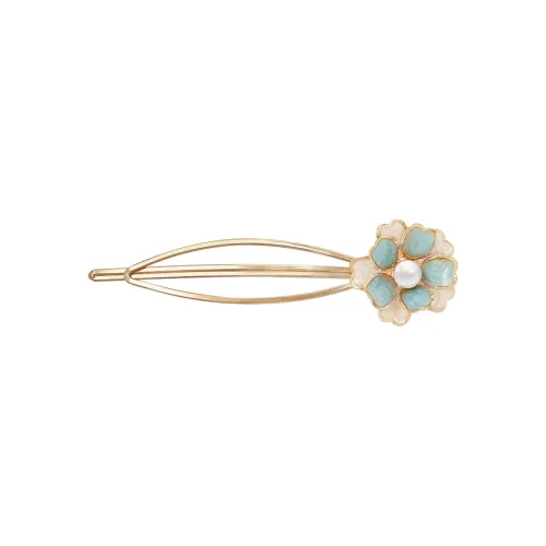 ROYALSASA Alloy, Faux Pearl Hair Slide Women's