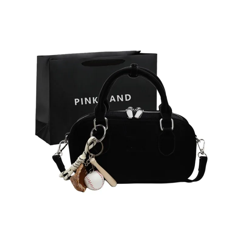 PINK·LAND PU One Shoulder Handbags Women's Multicolor-12
