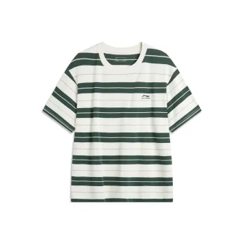 LiNing Sports Fashion Collection T Shirt Unisex Dark Green Sage Green
