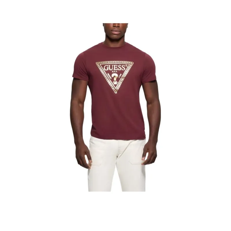 GUESS T-Shirts Men Red-0