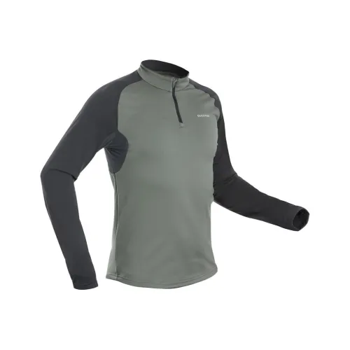 DECATHLON SH100 QUECHUA T-Shirt Men's Carbon Gray