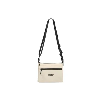 GOBLIN SHARKS 1759 Nylon Backpack Crossbody Bag Regular Unisex White/Black/Khaki/Orange