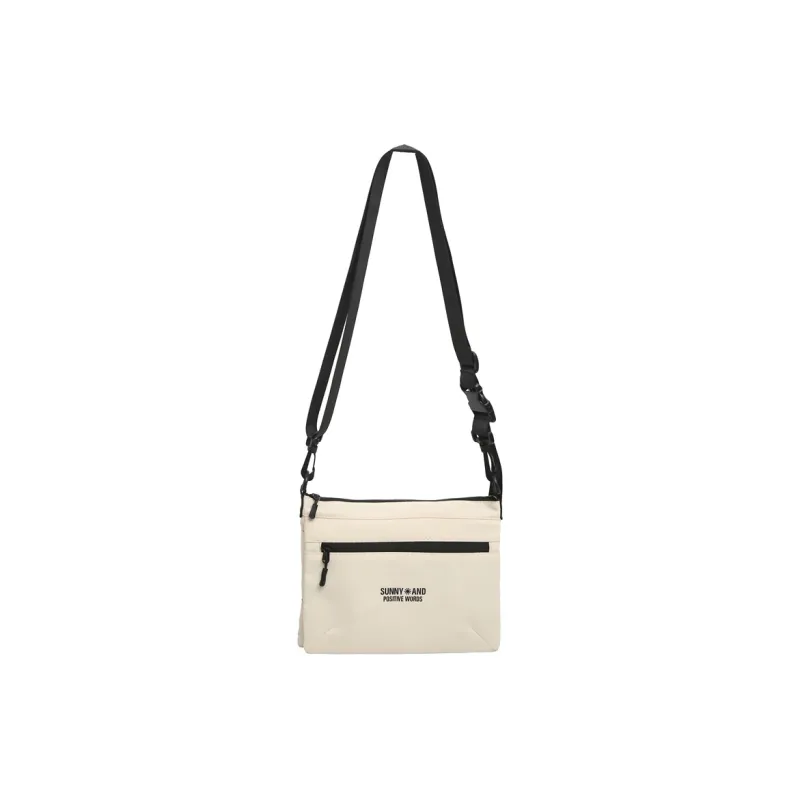 GOBLIN SHARKS 1759 Nylon Backpack Crossbody Bag Regular Unisex White/Black/Khaki/Orange-0
