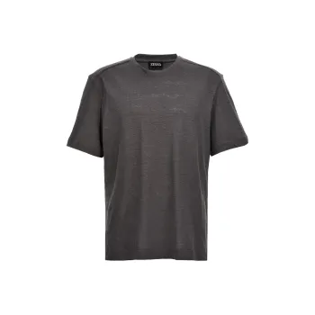Ermenegildo Zegna T Shirts Men Gray