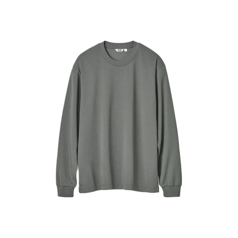 UNIQLO T Shirt Unisex Dark Green-0