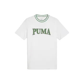 PUMA SQUAD Men's Graphic Tee T Shirt Men's White