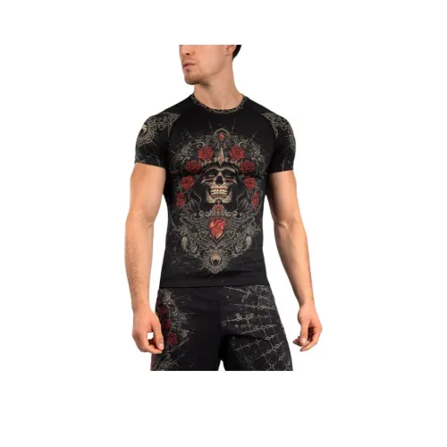 VENUM Santa Muerte5.0 T-Shirt Men's Pitch Black/Gold