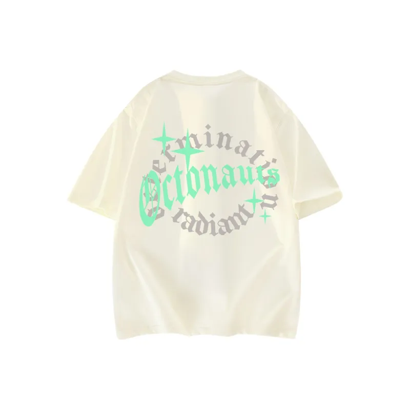 Small Columns Under The Sea T Shirt Unisex White-0