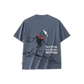 Anta x POPEYE T-Shirt Men's Men's Gray