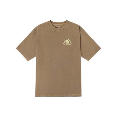 Vans T Shirts Unisex Brown