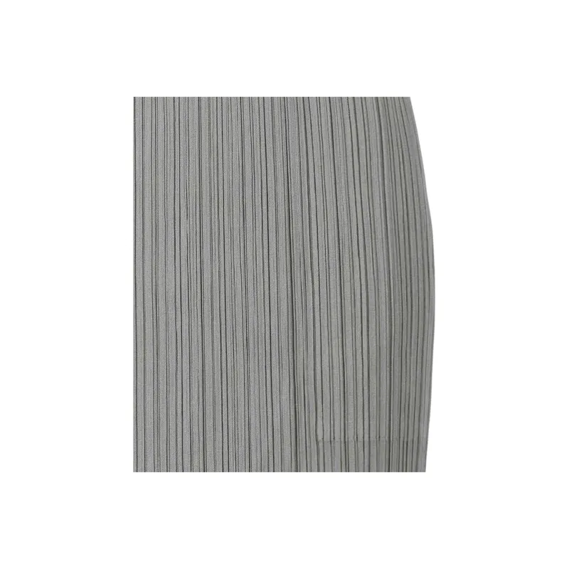 PLEATS PLEASE ISSEY MIYAKE Casual Long Skirts Women's Gray-2