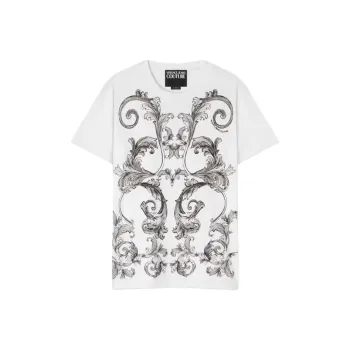 VERSACE JEANS COUTURE Outline Barocco T shirt
