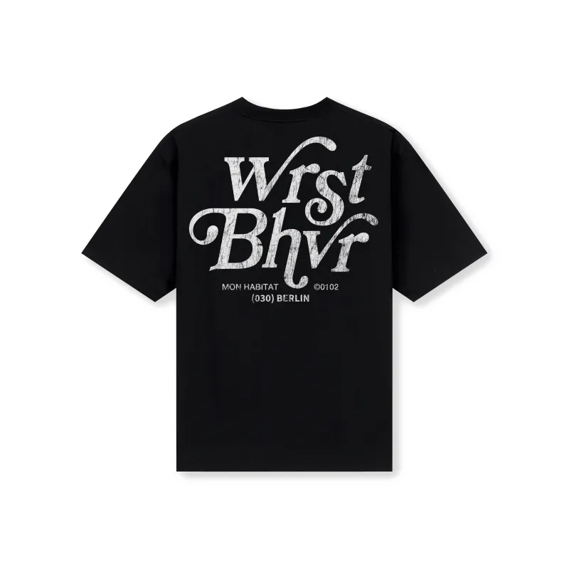 WRSTBHVR PIONEER Logo print T shirt-0