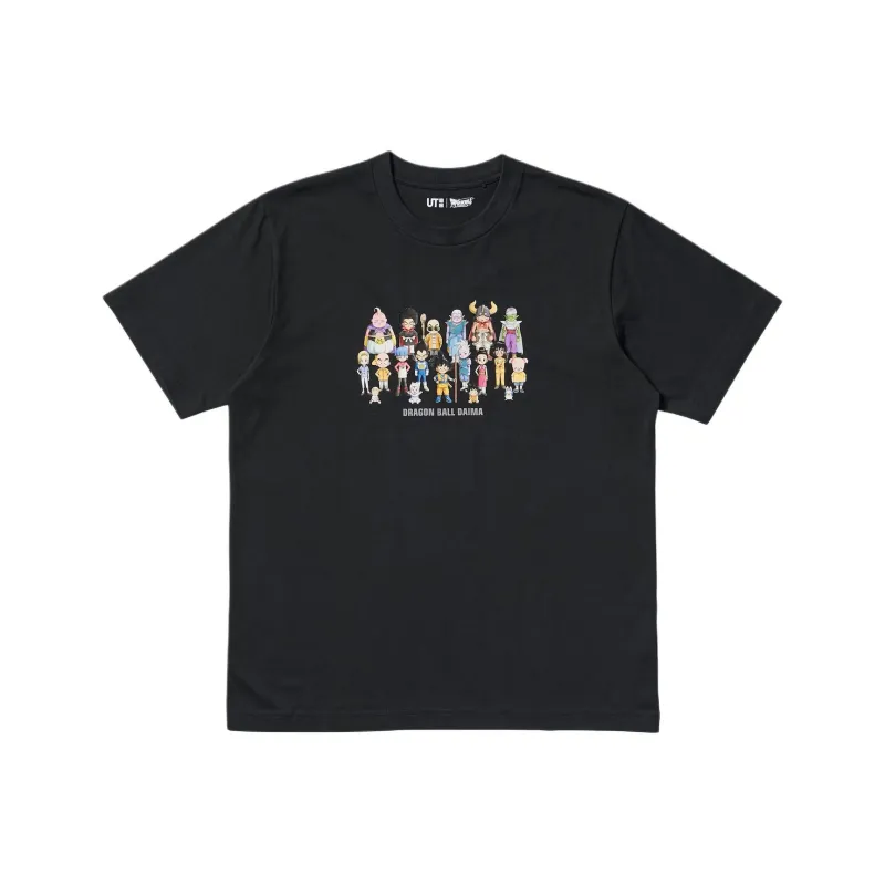 Dragon Ball X UNIQLO Dragon Ball Collaboration T Shirts Unisex Black-0