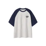Heather Gray & Navy Blue