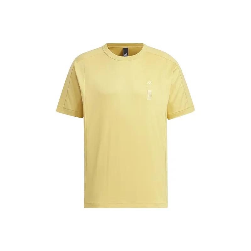 Adidas SS24 T Shirt Men's Yellow-0