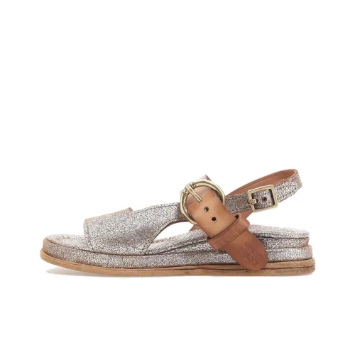 AirStep SPOON Strap Sandals Women's Silver Umber