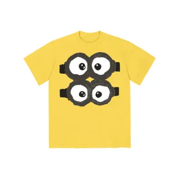 Cactus Plant Flea Market The Thief Father 4 Co-branded Edition T-Shirts Unisex Yellow
