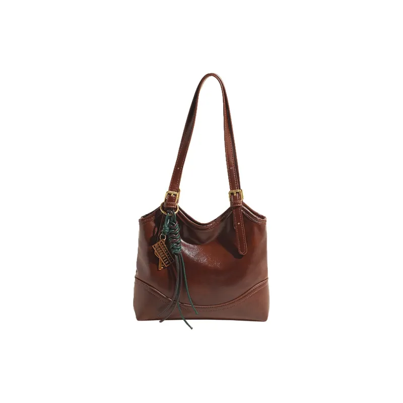 RUIPAI PU Shoulder Bag Regular Women's Black/Coffee/Red/Brown-22