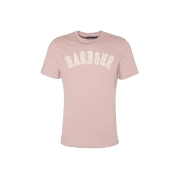 BARBOUR T-Shirt Men's Pink Quartz
