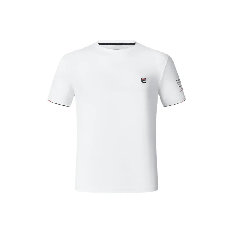 FILA T Shirts Men Jade White-0