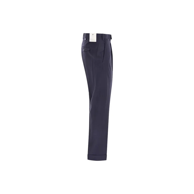 PT Pantaloni Torino SS25 Casual Pants Men's Marine Blue-2