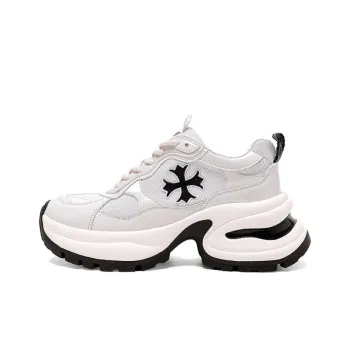 BENZI Anti Slip Wear Resistant Breathable Lightweight Height Increasing Low Top Chunky Sneakers Women's