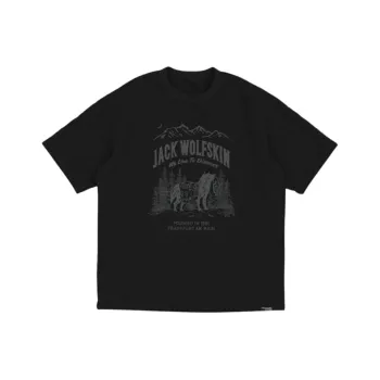 Jack Wolfskin T Shirt Men's Black