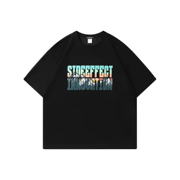SIDEEFFECT Short Sleeved T Shirts Summer Unisex