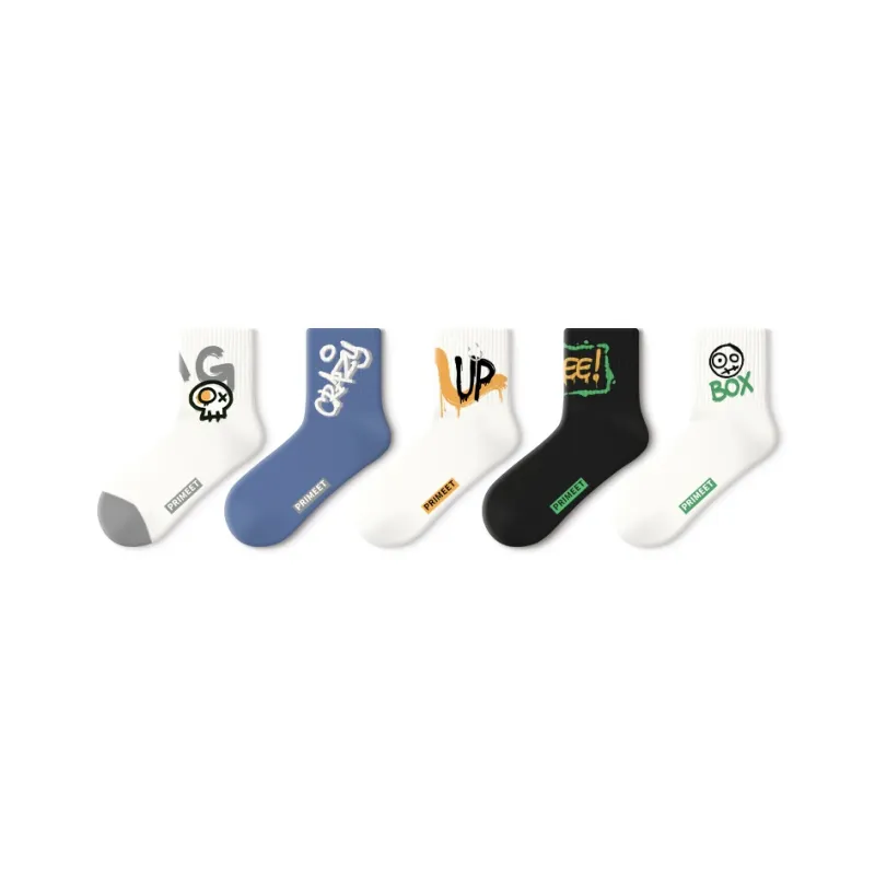 Primeet Ankle Socks Men's 5 Pack All The Way Forward-22