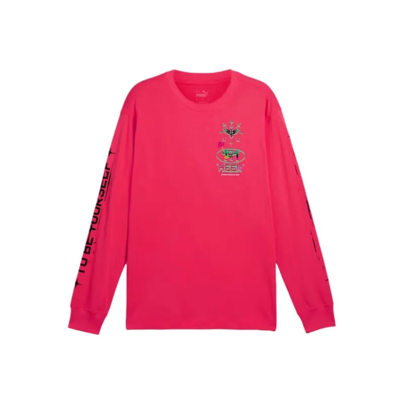 PUMA Playera De Basquetbol De Manga Larga Para Hombre PUMA X Lamelo Ball Melo 1Love-0