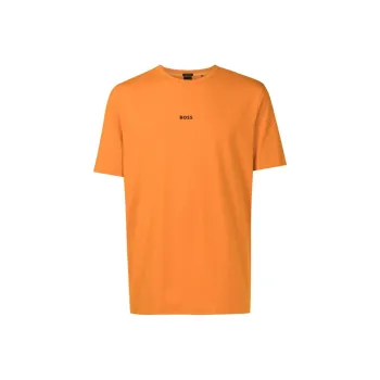 HUGO BOSS Logo print Stretch jersey T shirt