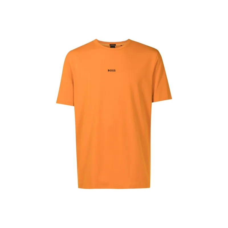 HUGO BOSS Logo print Stretch jersey T shirt-0