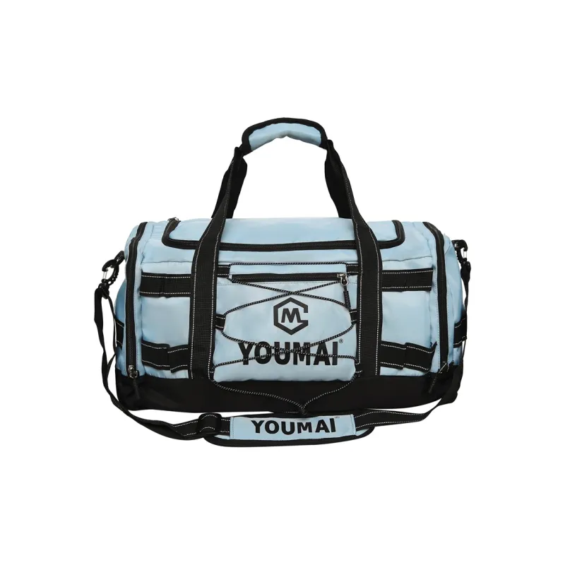 Deli Bear Nylon Fabric Gym Bag Unisex Black \ Pink \ Khaki \ Blue \ Yellow \ White \ Turquoise-13