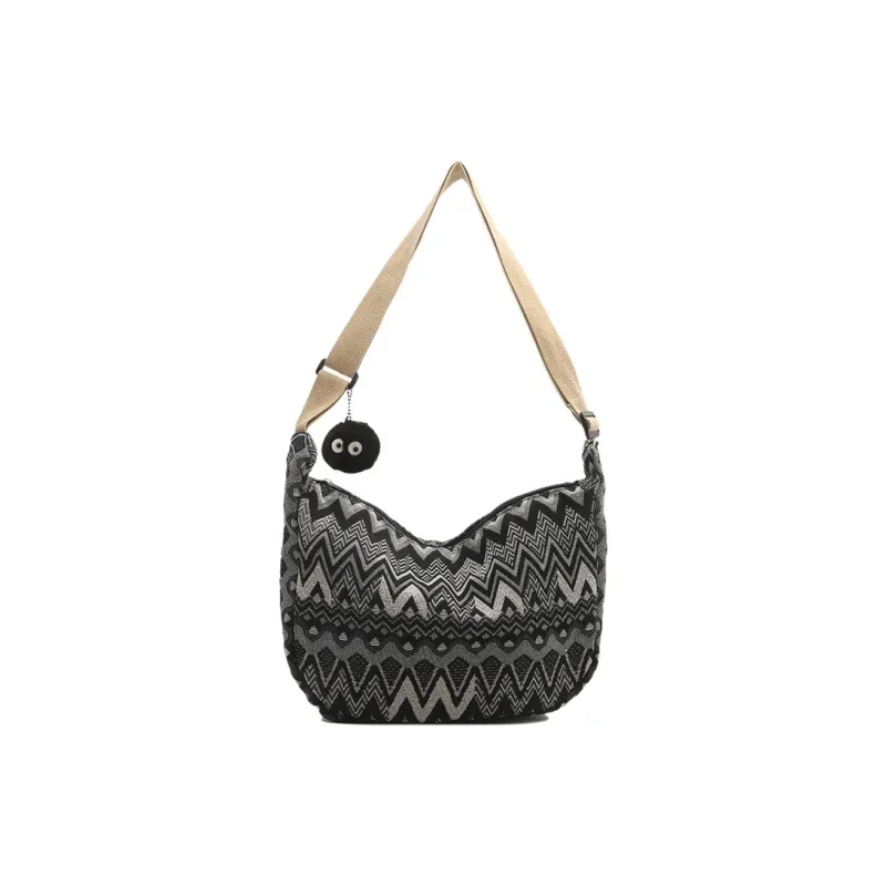 BALANG Canvas Crossbody Bag, Shoulder Bag Regular Women's Multicolor-4
