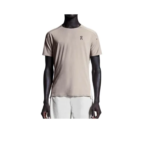 On Performance T Shirts Men Brown