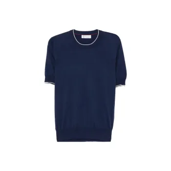 Brunello Cucinelli Crewneck Knitted T Shirt