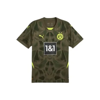 PUMA T-Shirt Men's Olive Brown Borussia Dortmund 24/25