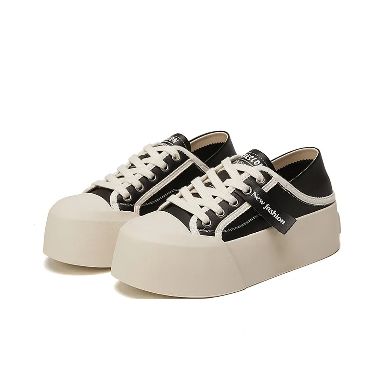 Jerden Smith Abrasion Resistant Height Increasing Low Top Skateboard Shoes Women's-2