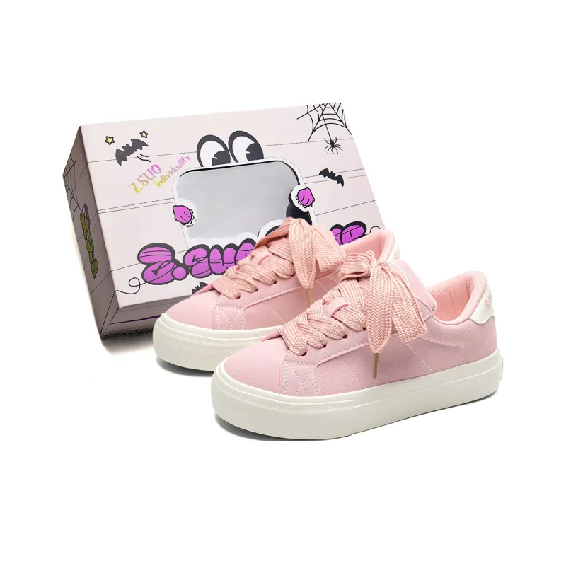 Z.SUO Slip Resistant Waterproof And Breathable Height Increasing Low Top Skateboard Shoes Women's-6