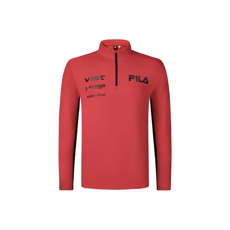 FILA Athletics SKI T Shirt Men's Red-0
