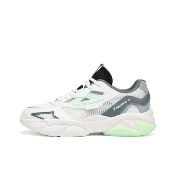 361° Cushioning Breathable Lightweight Low Top Casual Shoes Men's Feather White Deep Iron Gray