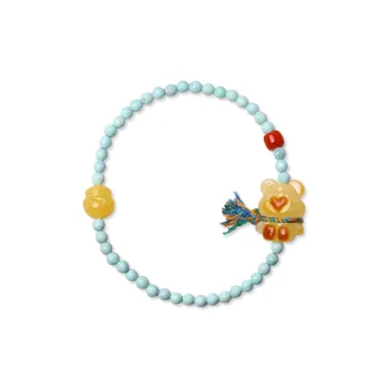 Xiangyan Amber Beeswax Fine Jade Bracelets Unisex