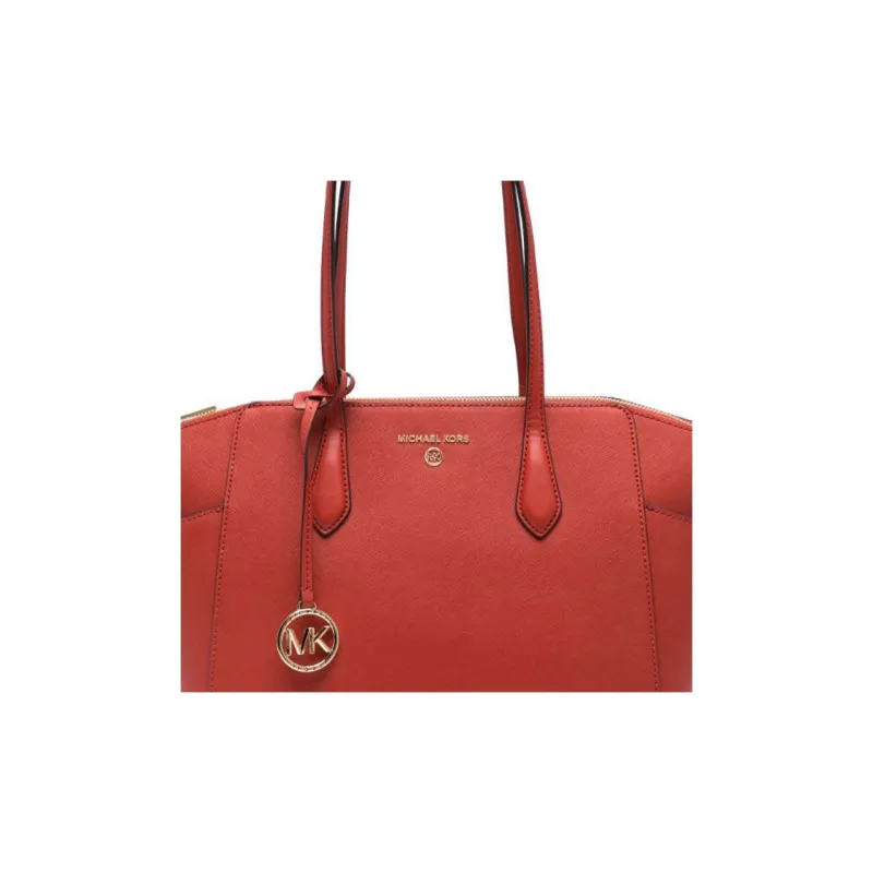 MICHAEL KORS MARILYN Calfskin Tote Bag Shopping Bag Shoulder Bag Handbag Women's Clay Orange-2