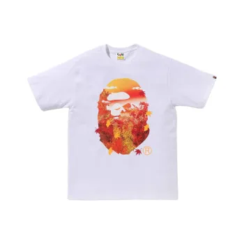 A BATHING APE Japan Autumn Photo Ape Head Tee