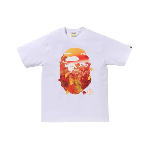 A BATHING APE Japan Autumn Photo Ape Head Tee