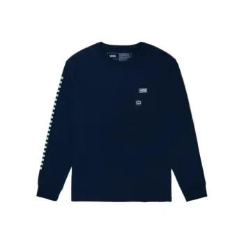Vans TEE LSOFF THE WALL T-Shirt Unisex Dark Blue