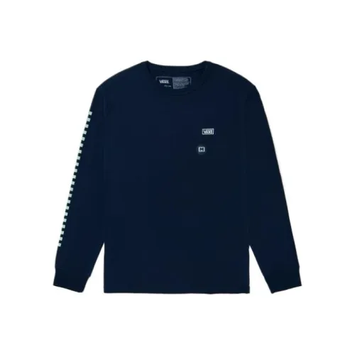 Vans TEE LSOFF THE WALL T-Shirt Unisex Dark Blue